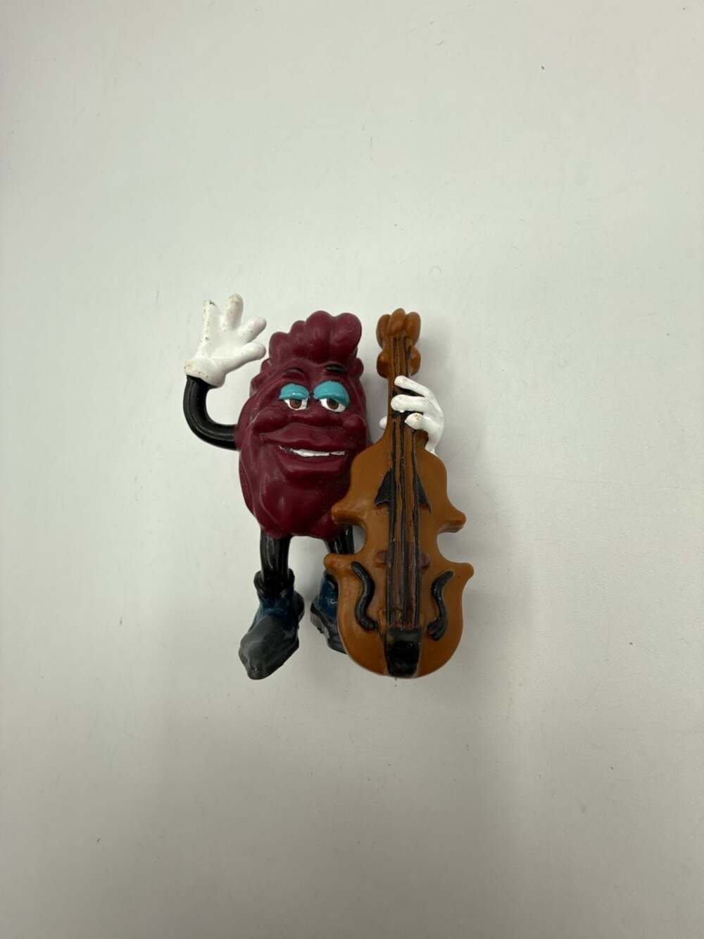 Vintage 1988 California Raisins Applause PVC Figure Bass Player